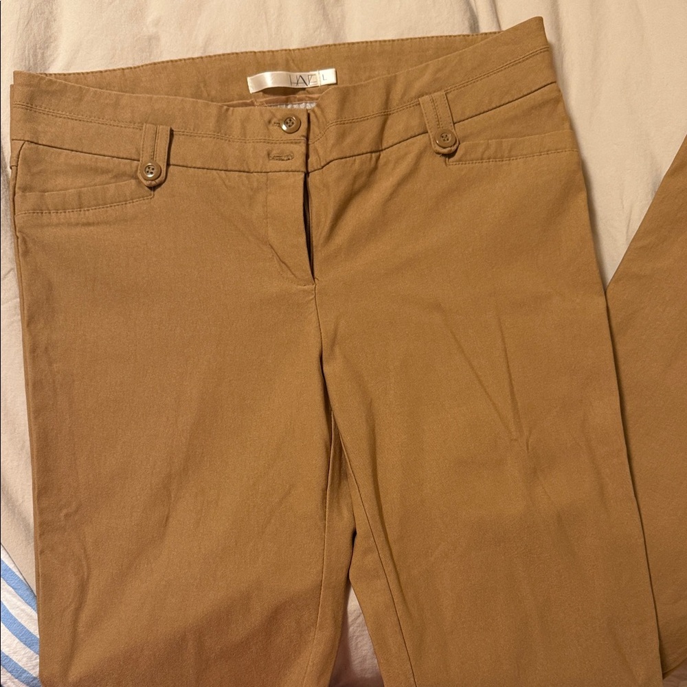 Have Women's Boot Cut Pants in Camel Brown